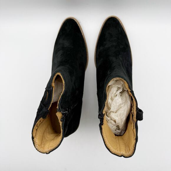 Bueno Womens Veronika Bootie EU 37 US 6.5-7 Black Suede Leather Ankle NIB - Picture 11 of 13